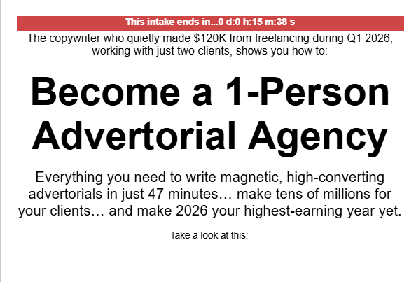 Sam Bradbury-Butler - 1-Person Advertorial Agency 2.0