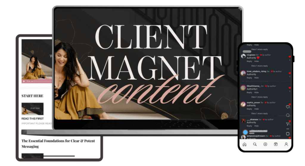 Karla Maree – Client Magnet Content+Sales Page in an Hour