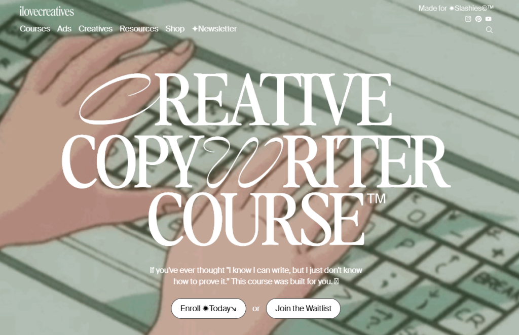 ilovecreatives – Creative Copywriter Course