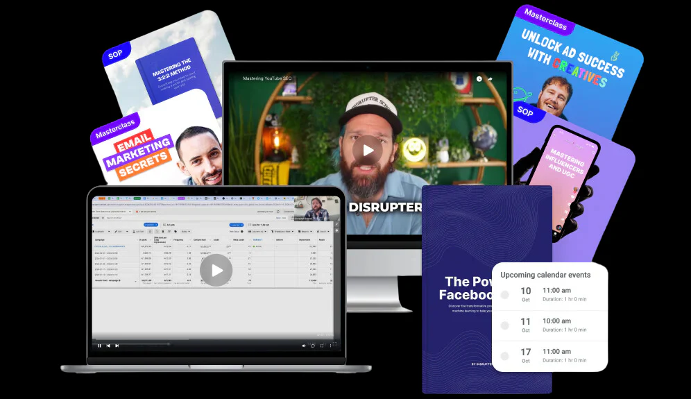 Charles Tichenor – Disrupter School + How to Build a Winning Ad Account 2025: Master Digital Advertising for Success