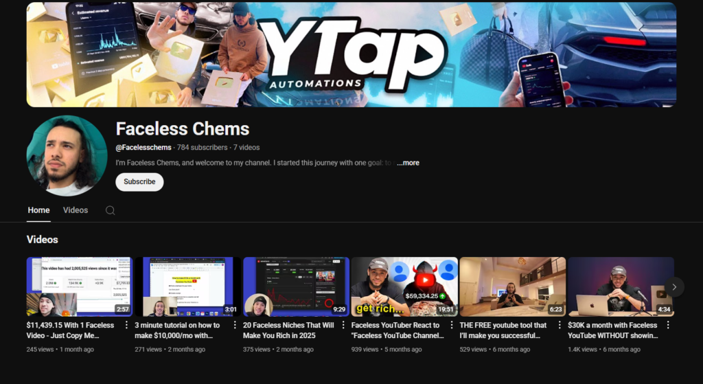 Chems – Faceless Youtube Business